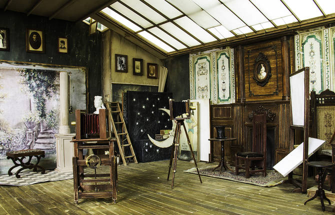 19th Century Miniature Photo Studio