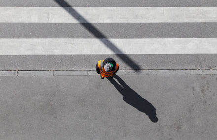 Walkers of Munich from Above