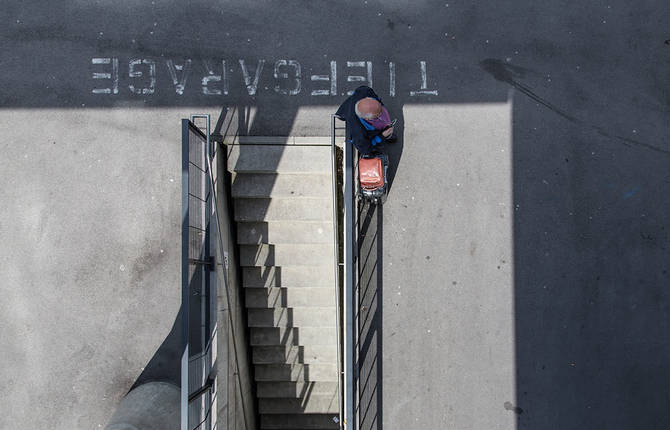 Walkers of Munich from Above