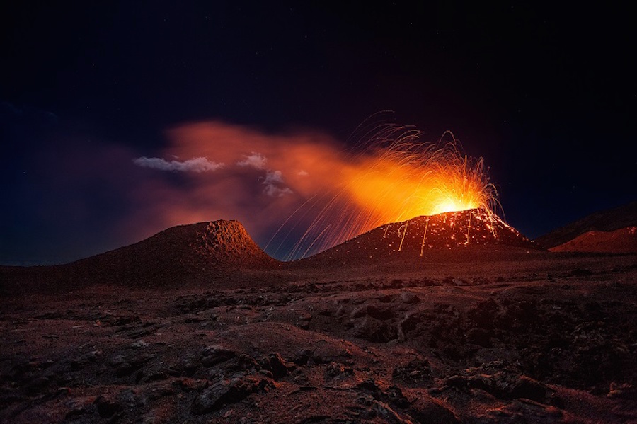 La Fournaise volcano