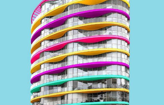 Vibrant & Colorful Architecture Photography