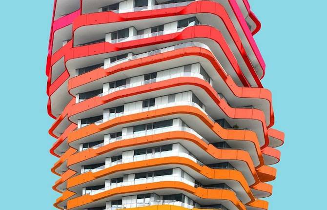 Vibrant & Colorful Architecture Photography