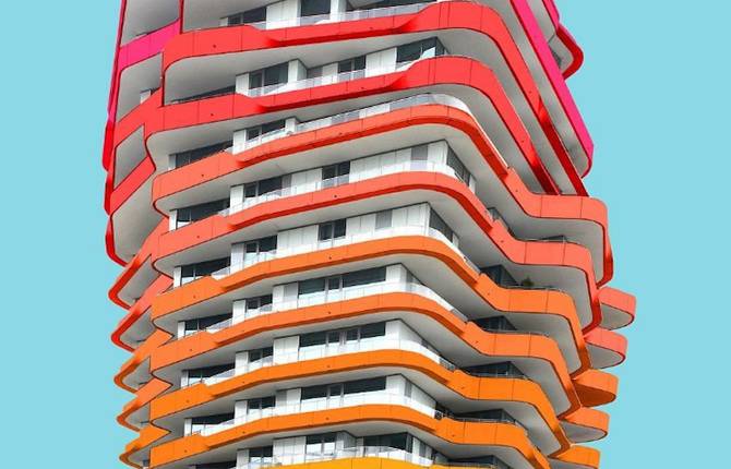 Vibrant & Colorful Architecture Photography