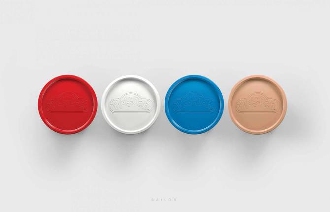 Clever Playdoh Ad Print