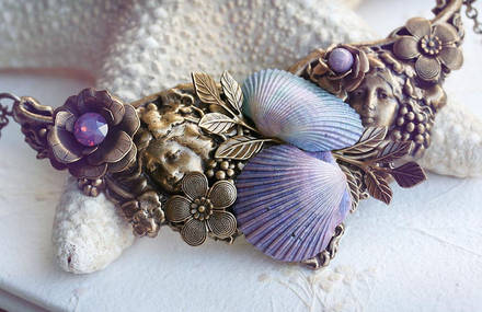 Seashells turned into Jewelry
