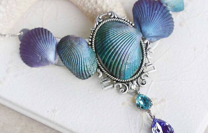 Seashells turned into Jewelry