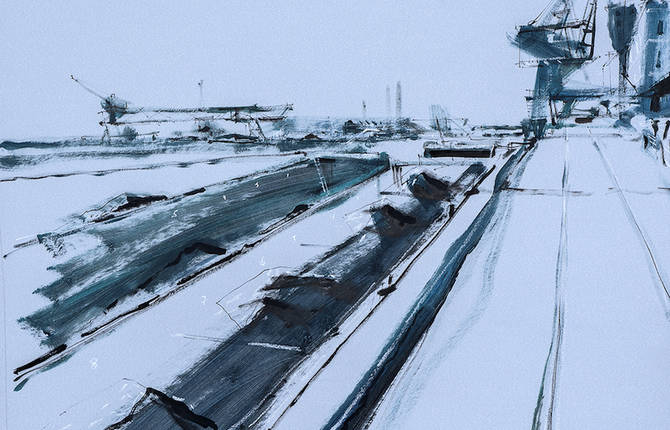 Paintings of Industrial & Urban Places