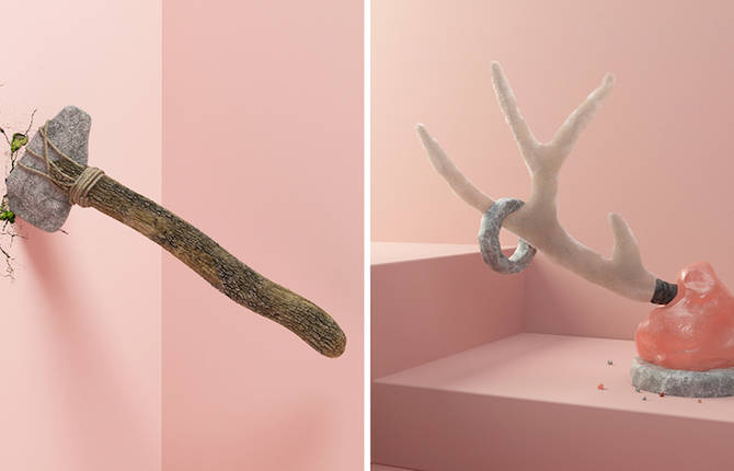 The Stone Age Set Design