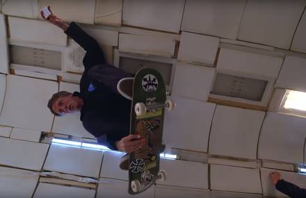 Tony Hawk Skateboards in Zero Gravity