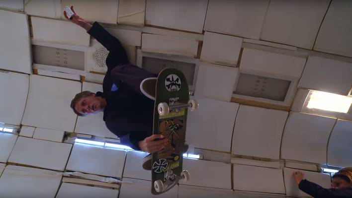 Tony Hawk Skateboards in Zero Gravity