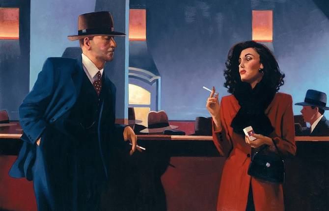 Women, Love & Desire Paintings by Jack Vettriano