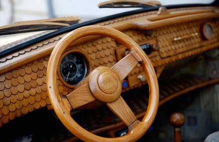 Wooden VW Beetle Replica