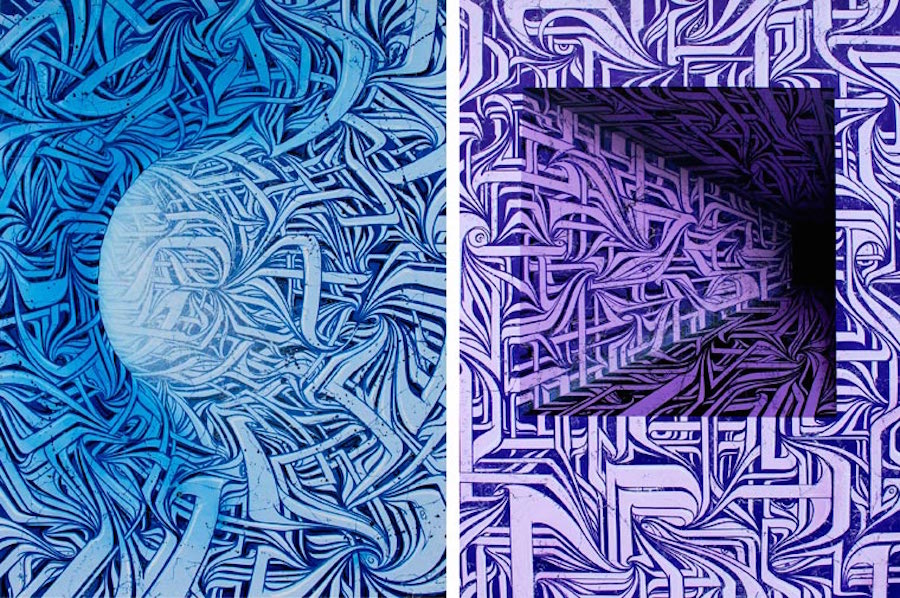 Abstract & Psychedelic Murals by Astro3