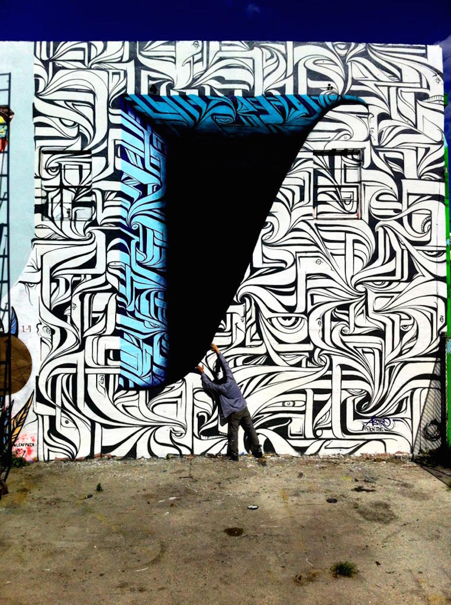Abstract & Psychedelic Murals by Astro4