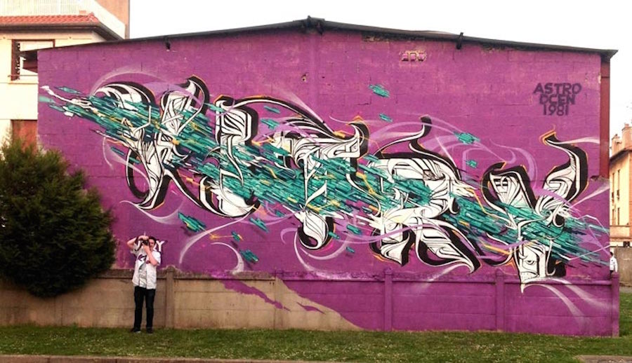 Abstract & Psychedelic Murals by Astro7