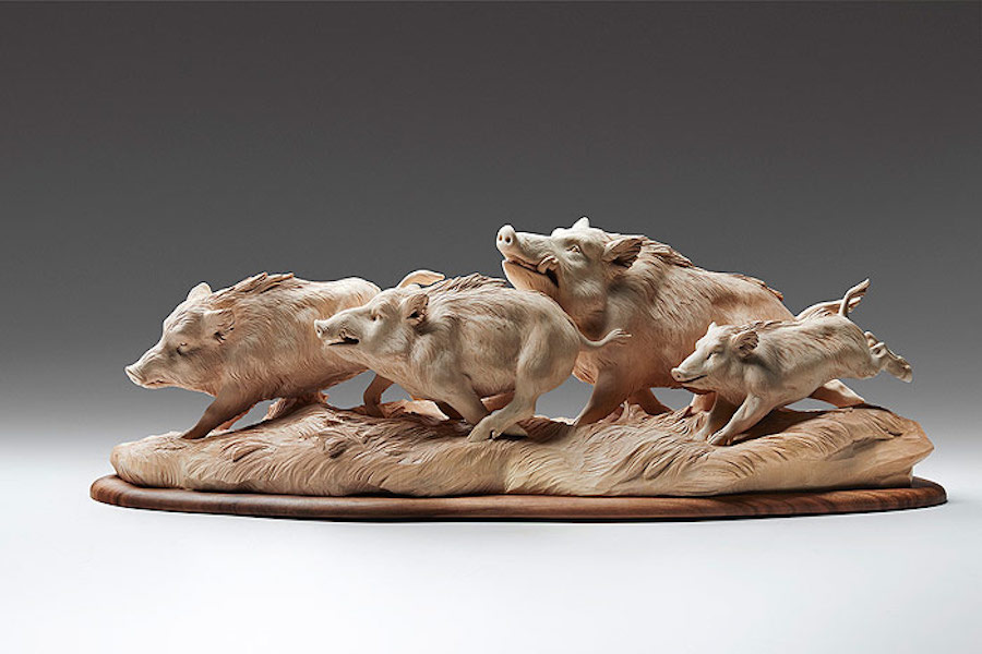 Accurate Carvings of Wild Animals13