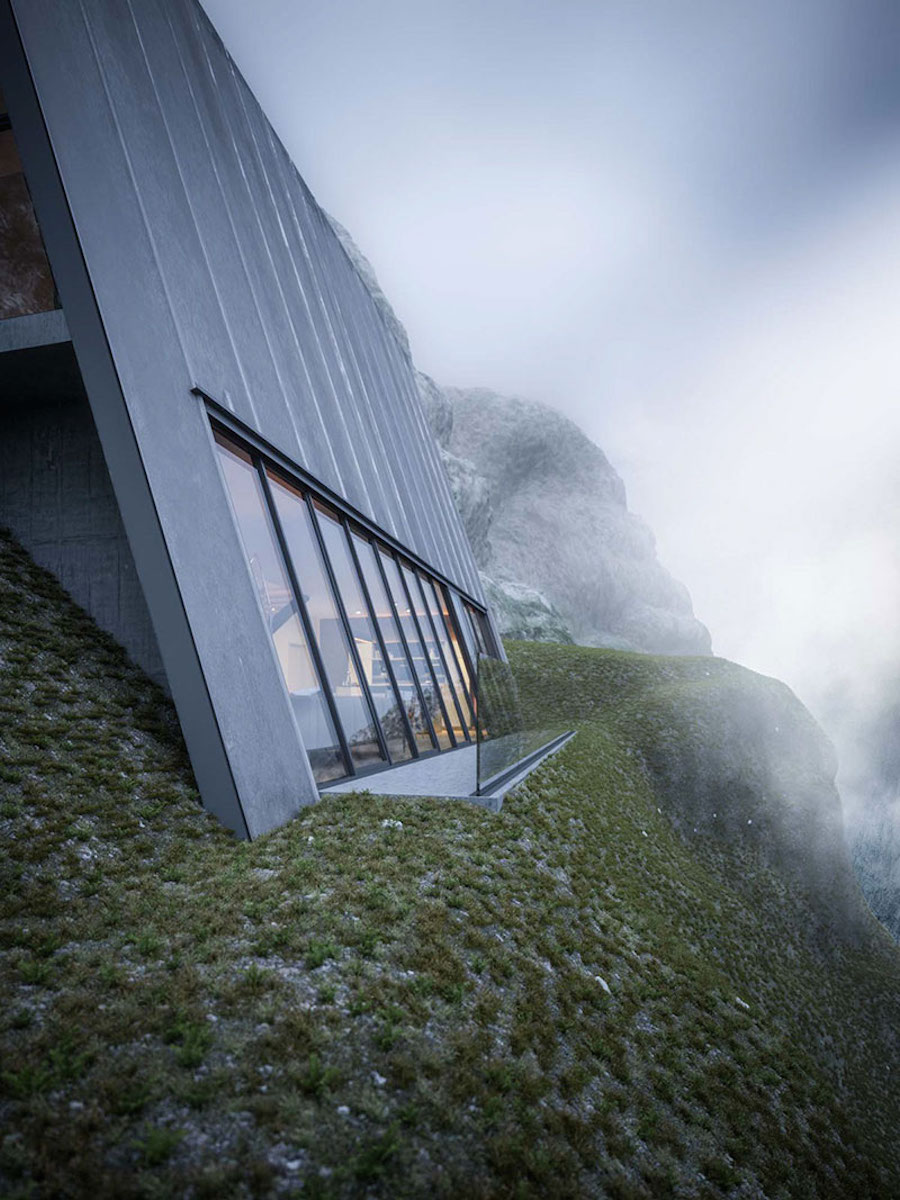 Beautiful Fictional Triangle Cliff House1