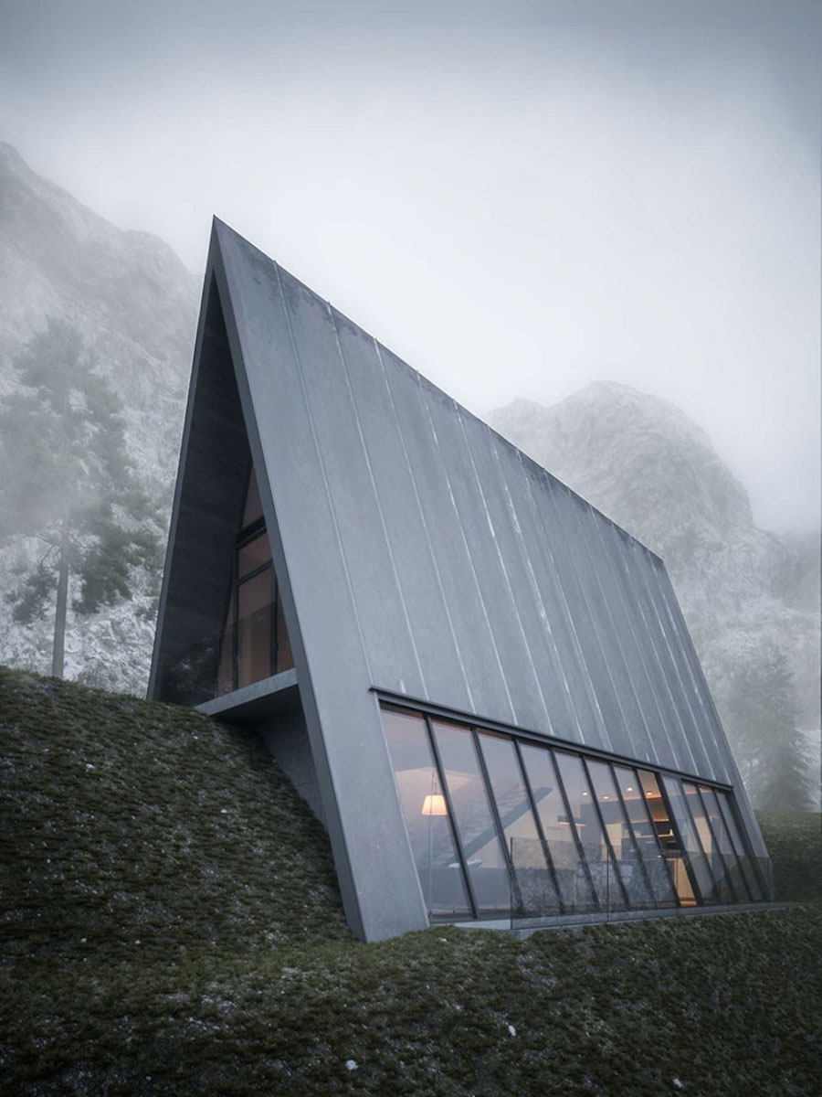 Beautiful Fictional Triangle Cliff House2