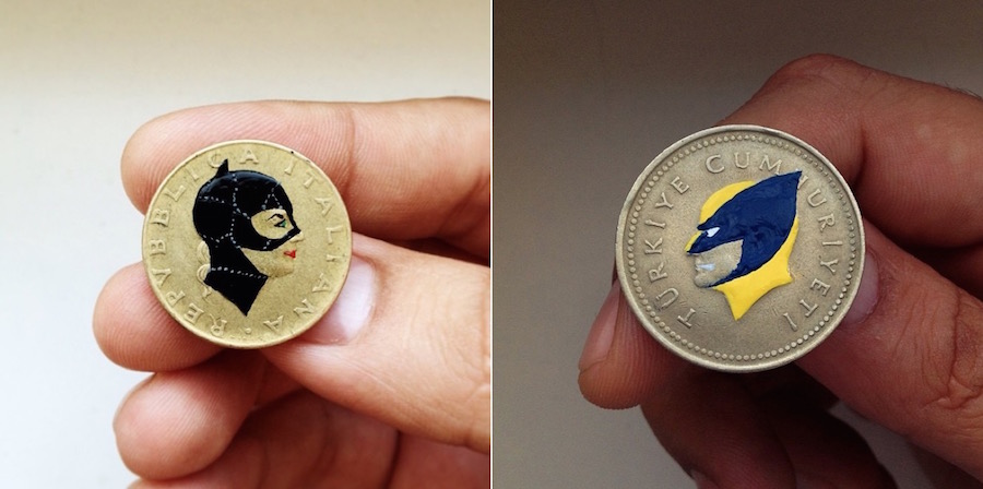 Coins Transformed in Pop Art Characters1