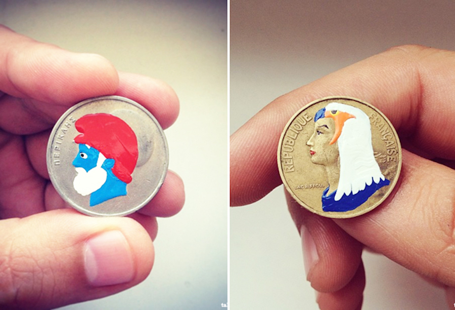 Coins Transformed in Pop Art Characters3