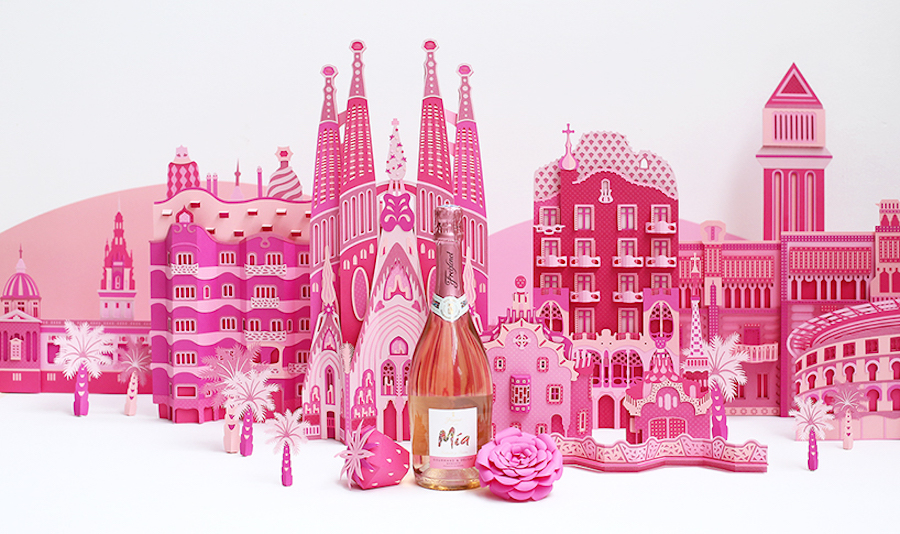 Craft Paper Cityscapes of Barcelona3
