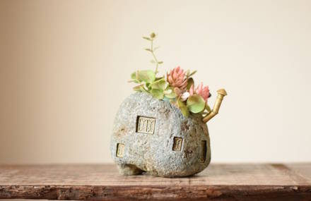 Cute Handmade Japanese Planters