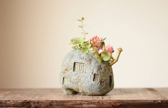 Cute Handmade Japanese Planters