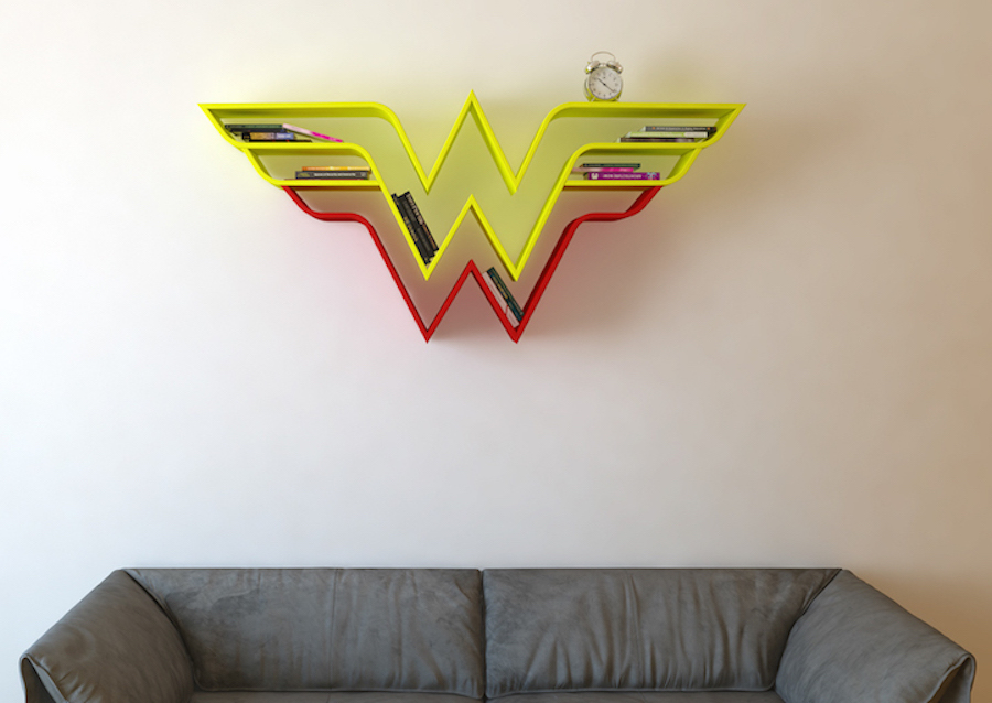 Funny Bookshelves with Superheroes Legos6