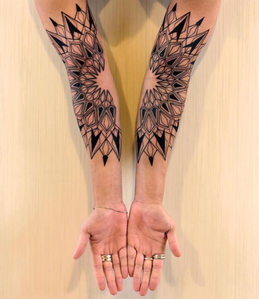 Gorgeous Tattoos Inspired by the Repeated Patterns of Nature9
