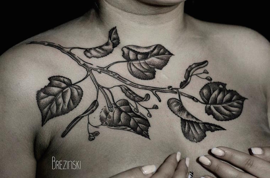 Hybrid Wildlife Black and White Tattoos  3