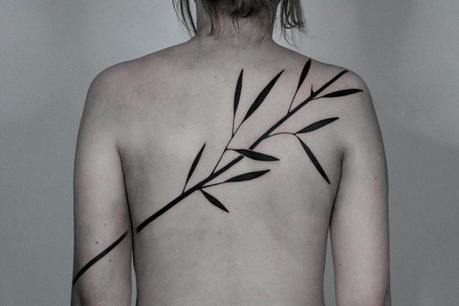 Hybrid Wildlife Black and White Tattoos  8