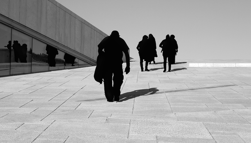 Impenetrable Silhouettes Photographed in Oslo9