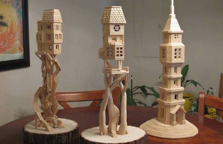 Incredible City Sculptures with Toothpicks