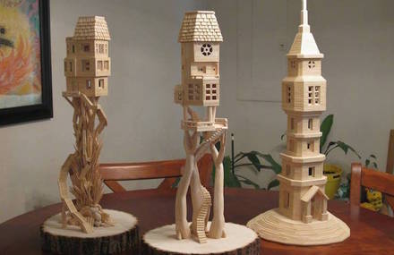 Incredible City Sculptures with Toothpicks