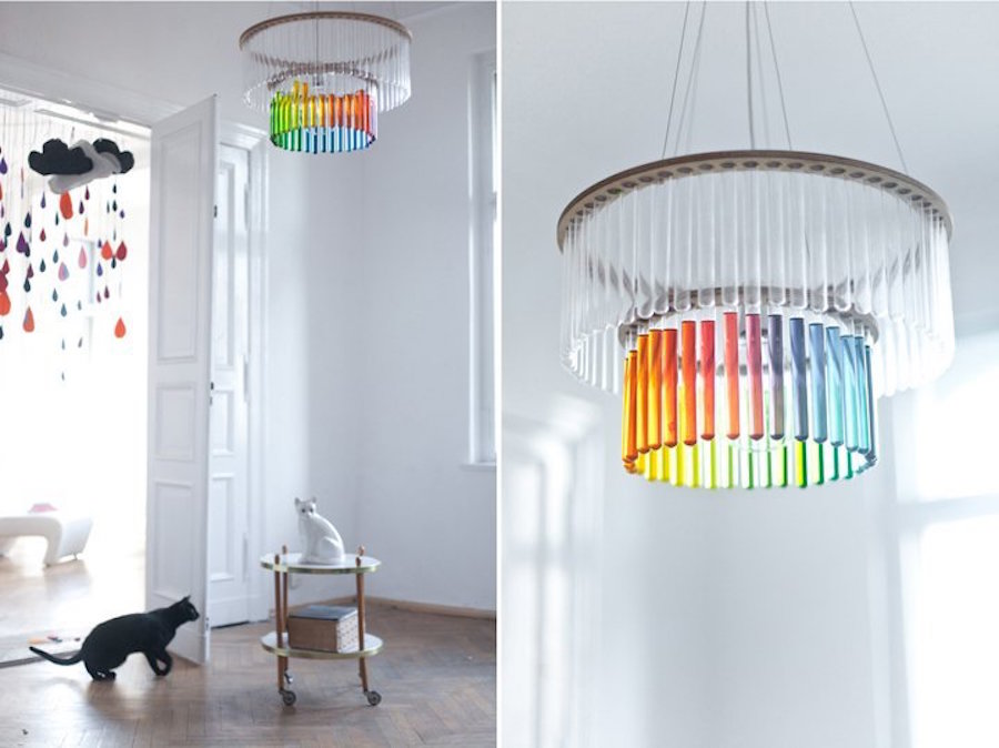 Inventive Test Tube Chandeliers1