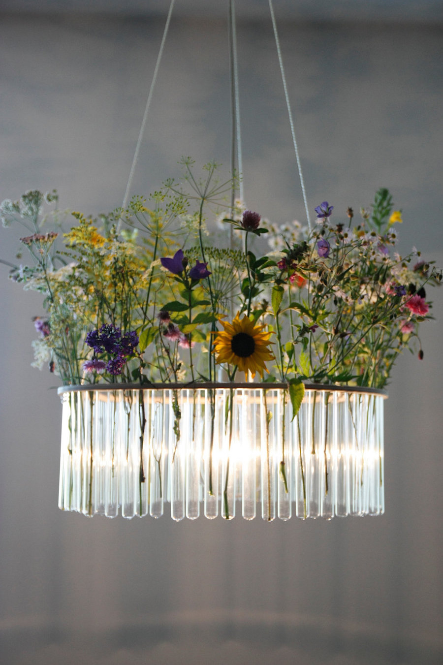 Inventive Test Tube Chandeliers8