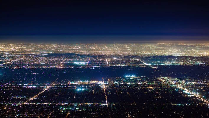 Los Angeles From the Air in 4K Footage