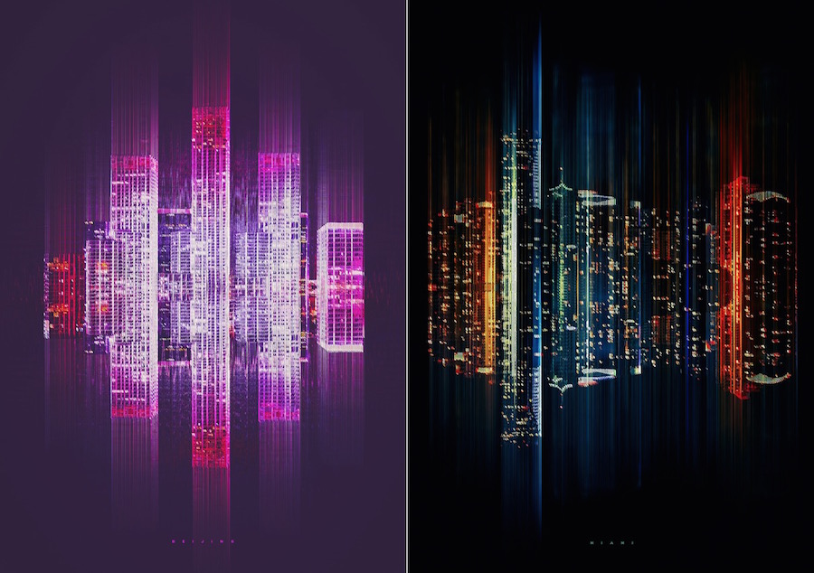 Luminous Representations of Cities Around the World0
