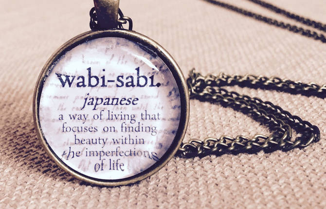 Metal Necklaces with Untranslatable Words Inside