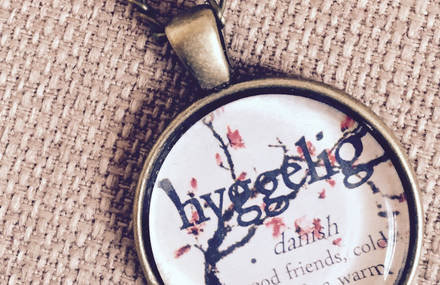 Metal Necklaces with Untranslatable Words Inside