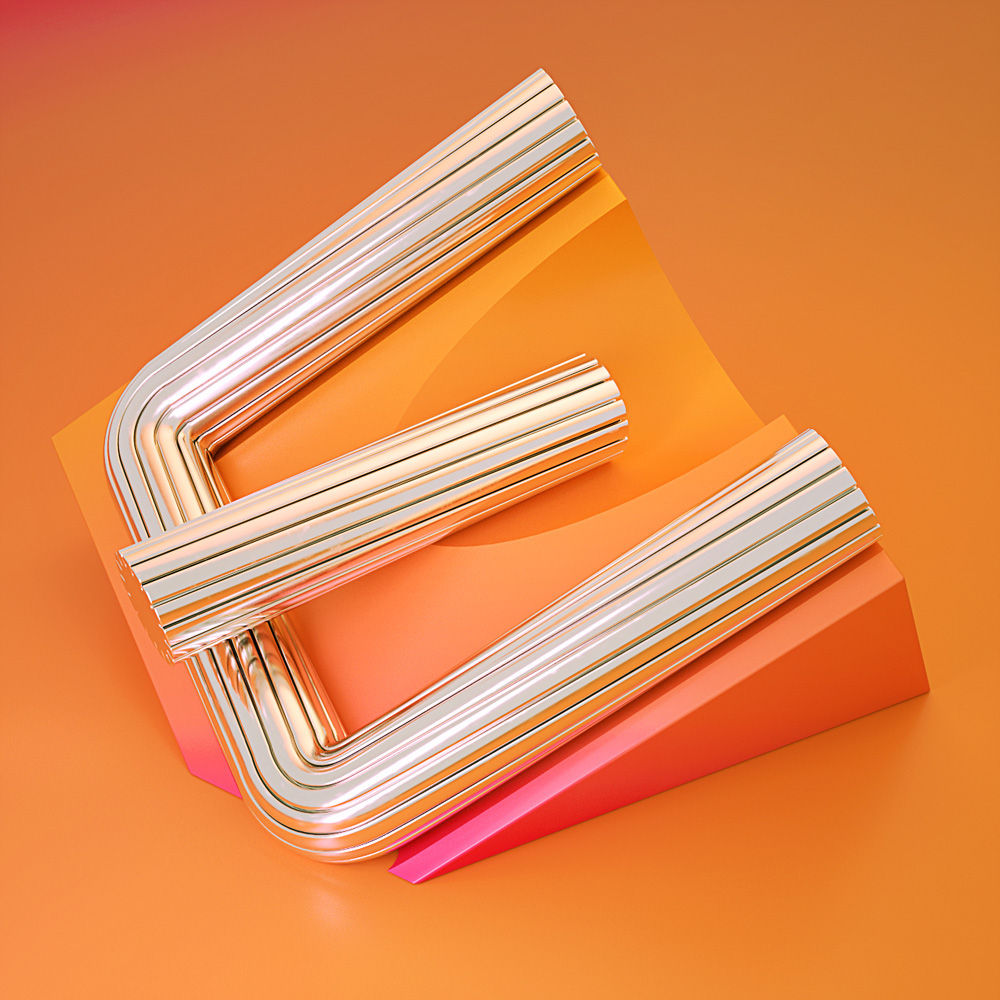 Metallic-Like-3D-Alphabet7