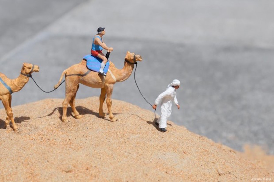 Miniature Figurines Staged in Dubai3