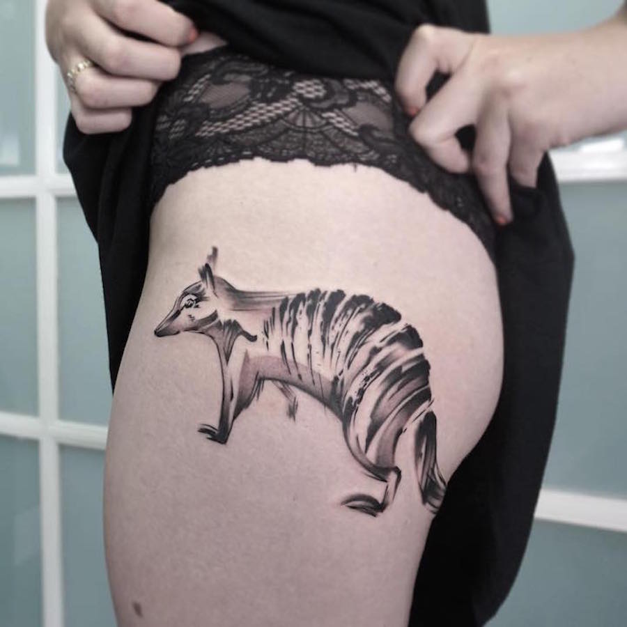 Minimalist Wild Animals Tattoos7
