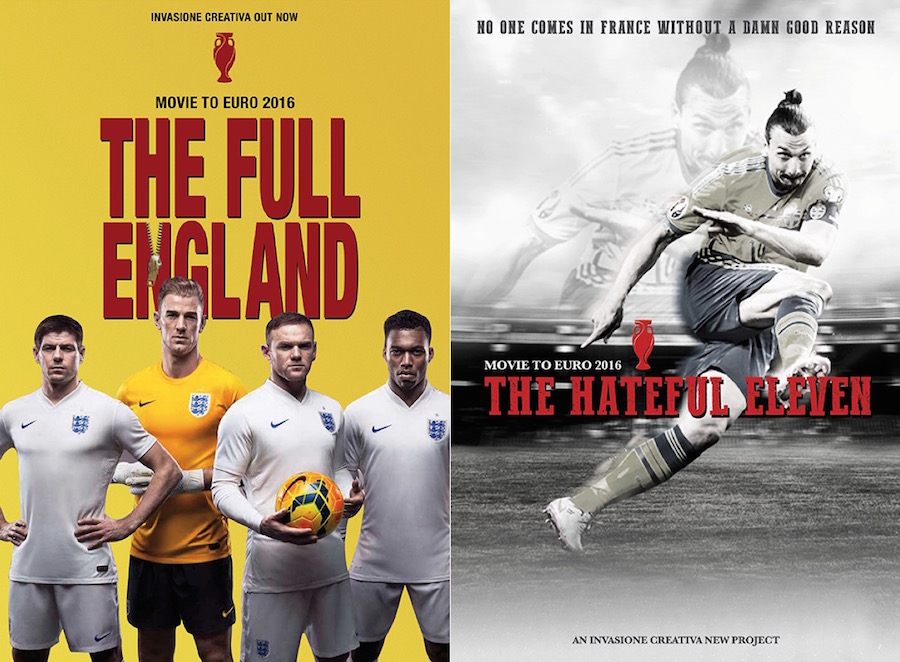 Movie Posters Revisited with Euro 2016 Teams1
