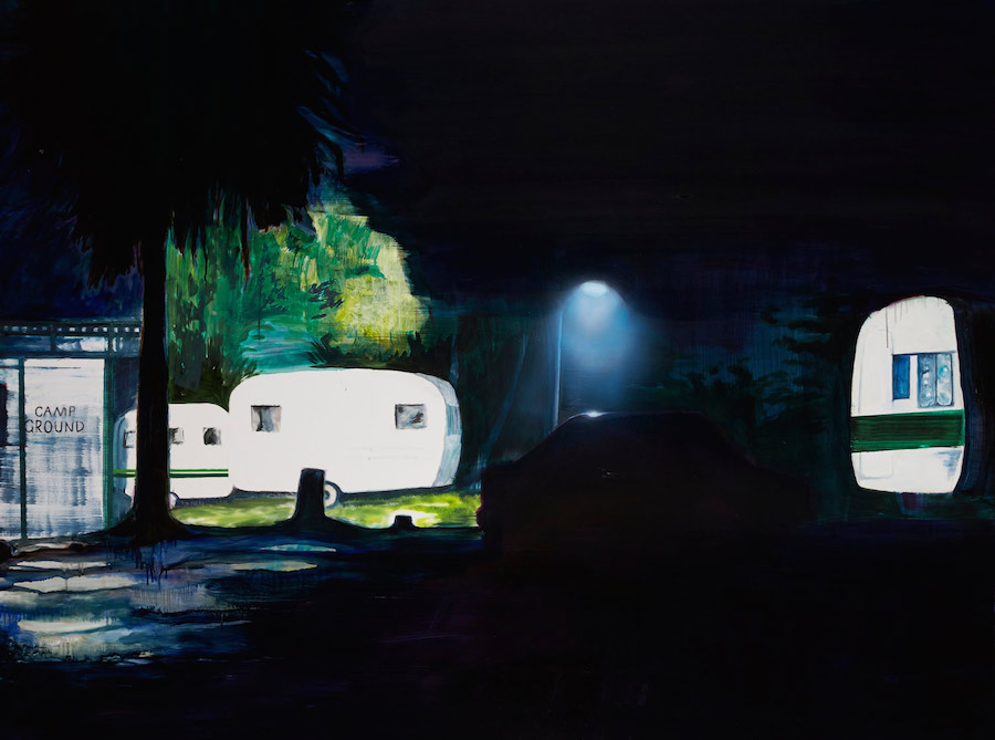 Mysterious Paintings of Silent Scenes at Night1