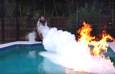 Nitrogen on Fire Experiment