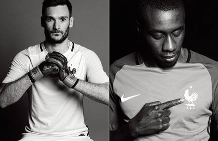 Touching Pictures of the French National Team for the Euro 2016