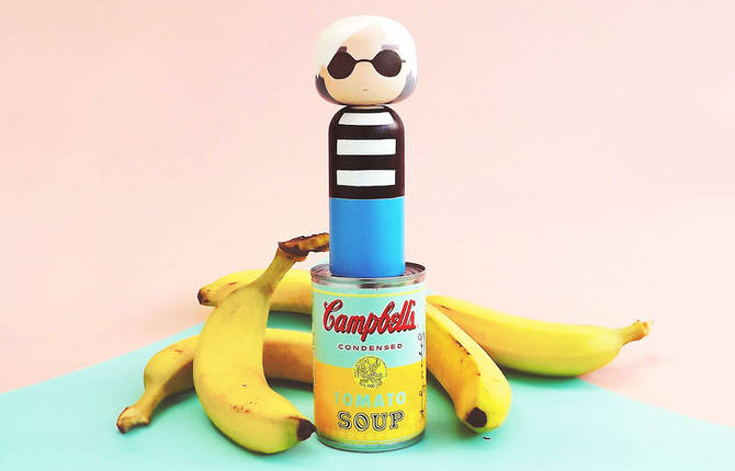 Pop Icons Turned Into Nice Kokeshi Dolls