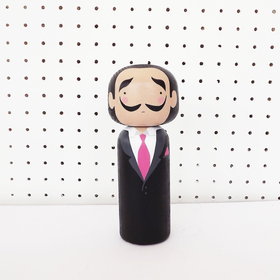 Pop Icons Turned Into Nice Kokeshi Dolls10