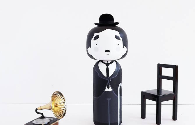 Pop Icons Turned Into Nice Kokeshi Dolls